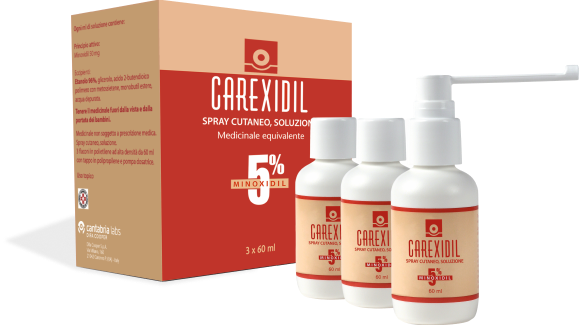 Carexidil 5% tripla confezione